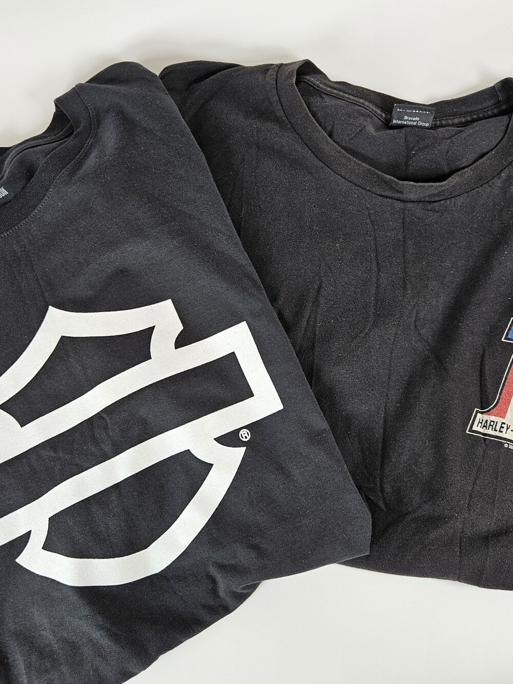 Lot Of 2 Harley-Davidson T-shirt Mens 3XL Black Motorcycle Biker Ohio